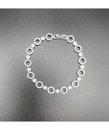 stamped sterling silver bracelet 925 - $91.08