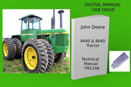 John Deere 8440 8640 Tractor Service Repair Technical Manual TM1199 - £14.92 GBP+