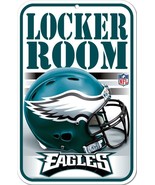 Philadelphia Eagles 11&quot; by 17&quot; Locker Room Plastic Sign - NFL - $20.29 CAD