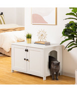 Cat Litter Box Enclosure Cabinet Furniture For Large Cats Odor Control P... - €86.250,64 EUR