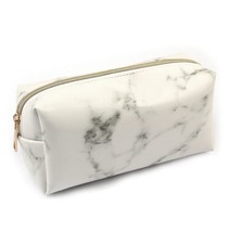 Women Marble Cosmetic Makeup Bag Toiletry Brush Pouch Large Capacity Travel Wash - £10.98 GBP