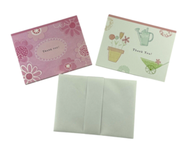 Hallmark Thank You Cards Garden Floral Theme 10 Cards &amp; Envelopes - $17.87 CAD