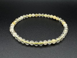 Handcrafted Natural Crystal Bracelet Yellow Citrine - $369.15 MXN