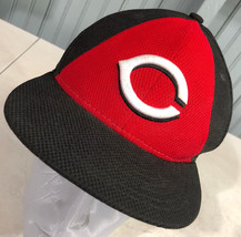  Cincinnati Reds SMALL 6 3/8 New Era Fitted Baseball Cap Hat - £9.11 GBP