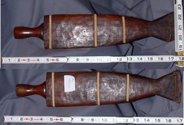 Fine Antique Congo Hand Forged Leaf Dagger &amp; Wood Scabbard - Not Tourist Junk! - £316.47 GBP