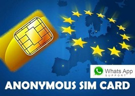 SIM AUTONIMA i ANONIMA Portogallo pronta all&#39;uso (ATTIVATO) SMS e chiamate - £6.11 GBP