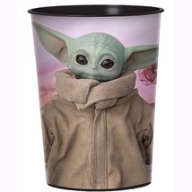 Star Wars Mandalorian The Child Yoda Plastic Keepsake Stadium Cup Birthday Party - £3.16 GBP