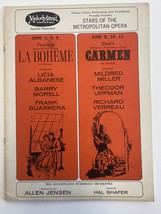 Metropolitan Opera Bizet&#39;s Carmen cast signed program - £79.93 GBP