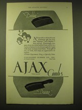 1924 Vulcanized Rubber Co. Ajax Combs Ad - Bobbie, Daintee - £14.50 GBP