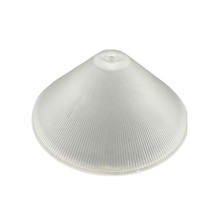 Vintage 10 3/8 D. Frosted Ribbed replacement  Lamp Shade Globe - $34.65