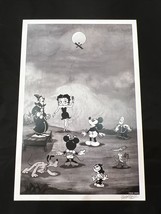 Chinese Spy Balloon UFO Betty Boop  Cartoon Characters signed by artist ... - £14.70 GBP