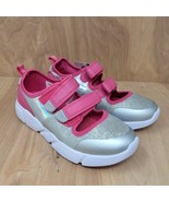 UOVO Girls Sneakers Sz 4.5 Fashion Shoes Casual Silver Pink EU 36 - £22.81 GBP