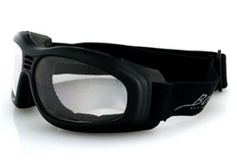 Balboa BT2001C Touring Black Frame 2 Goggle - Anti-Fog Clear Lenses - $25.18