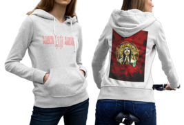 Marilyn Manson High-Quality Women&#39;s White Hoodie - £26.29 GBP