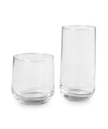 Josie Mixed Size Glass Drinkware, Set of 16 - €31,83 EUR