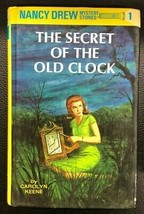 NANCY DREW #1 Secret of Old Clock by Carolyn Keene (1999) G&amp;D glossy cover HC - £7.62 GBP