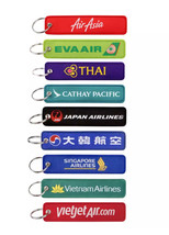 AIRLINE Luggage CREW BAG TAGS ☆ Korean, Thai, Eva Air, Japan, Singapore,... - $187.15 MXN