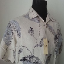 Tommy Bahama Men Silk Short Sleeve Shirt Size M ( 23x30&quot;) NWT - £60.77 GBP