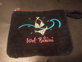 Henri Bendel Wet Bikini Bag Embroidered Bikini Rare - £67.42 GBP