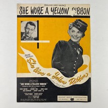 She Wore a Yellow Ribbon Sheet Music 1949 John Wayne, Joanne Dru - £13.23 GBP