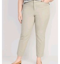 Old Navy Skinny Ankle Length Khaki Pants Womens 12 - £14.98 GBP