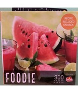 Goliath Foodie Watermelon Smoothie 300 piece Jigsaw Puzzle w/ Recipe - $223.52 MXN