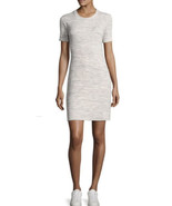 Theory Cherry B3 Light Denim Melange Sterling Gray Knit Dress Large - $40.44 CAD