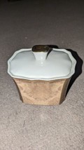 CROSCILL~&quot;Townhouse&quot;  covered Jar Bath accessory Nice Condition - £23.73 GBP