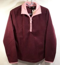 St Johns Bay Active Quarter Zip Fleece Jacket Pullover Womens Small NEW ... - £14.67 GBP