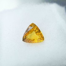 100% Natural Yellow Sapphire Loose Gemstone Trillion Cut 7mm 1.3ct Natural - £47.58 GBP