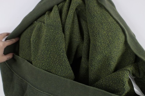 Vtg Carhartt Mens 2XL Faded Spell Out Box Logo Hoodie Sweatshirt Heather Green Item image 11