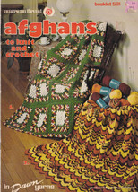American Thread Afghans To Knit and Crochet Pattern 501 - $9.00