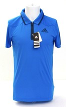 Adidas ClimaCool Barricade Blue Short Sleeve 1/4 Zip Athletic Shirt Men&#39;... - £35.49 GBP