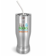 PixiDoodle Tea Book Lover Insulated Coffee Mug Tumbler with Spill-Resist... - $45.62 CAD+
