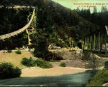 Suspension Flume and Railroad Bridge and Tunne No 2 SPRR Oregon Vtg Post... - $13.81