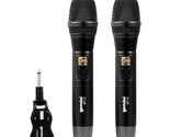 Gemini GMU-M200 Pro UHF Wireless Microphone Set, Rechargeable, 1/4&quot; Jack... - £87.23 GBP