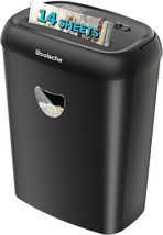 Paper Shredder,14-Sheet Cross Cut With 6.6-Gallon Basket, High Security ... - £72.00 GBP