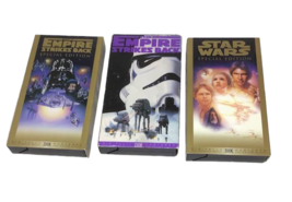 Star Wars Empire Strikes Back Special Edition VHS Lot 3 Movies 1997 Luca... - £11.62 GBP