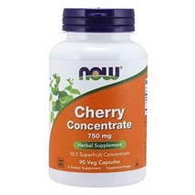 NOW Foods Black Cherry Fruit 750mg 90 Capsules - £14.91 GBP