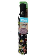 Totes Recycled Canopy Auto Open &amp; Reverse Close Compact Umbrella 47” Mul... - £11.82 GBP