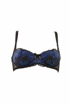 L&#39;agent By Agent Provocateur Womens Bra New Padded Black/Blue Size S - £37.00 GBP