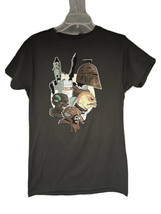 TeeFury Star Wars Movie Hunters for Hire Boba Fett Graphic Gray T-Shirt ... - £7.89 GBP