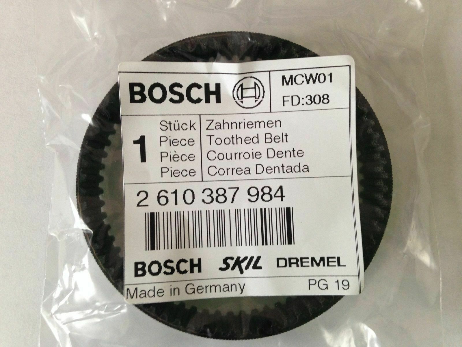 Bosch Belt Sander Drive Belt 2610387984 for PBS 7A, PBS 7AE - $21.62