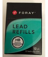 FORAY Lead Refills,0.5 mm,HB Hardness,Tube Of 12 E Leads,Pack Of 12 Tube... - $124.94 MXN