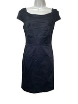 z spoke zac posen Dark blue off the shoulder Zipper Back Sheath dress Size 2 - £39.56 GBP