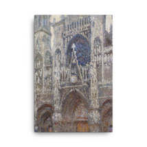 Claude Monet Rouen Cathedral, Grey Weather, 1894 Canvas Print - £80.38 GBP+