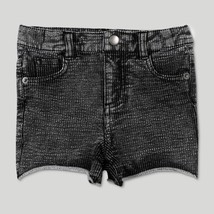 Toddler Girls&#39; Afton Street Knit Denim Shorts - Vintage Black Size 2T NWT - £4.37 GBP
