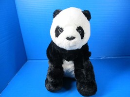 Ikea Kramig Panda Bear Plush 12 Inch Long Stuffed Animal toy - £8.74 GBP