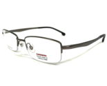 Carrera Eyeglasses Frames 8860 R80 Gunmetal Gray Rectangular Half Rim 52... - £49.17 GBP