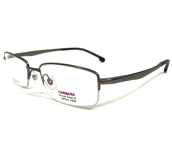 Carrera Eyeglasses Frames 8860 R80 Gunmetal Gray Rectangular Half Rim 52... - $60.56